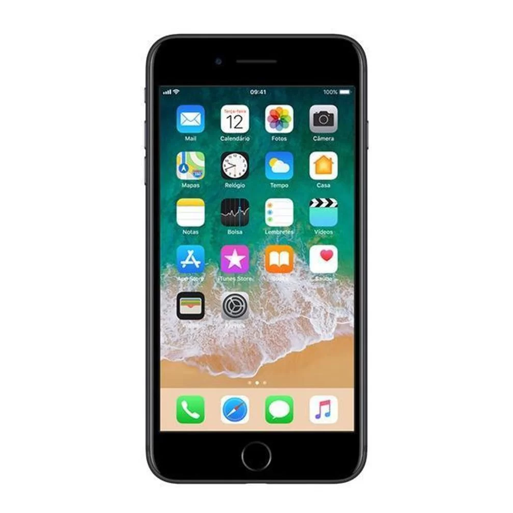 Apple iPhone 7 Plus 128GB Preto Matte Bom Usado