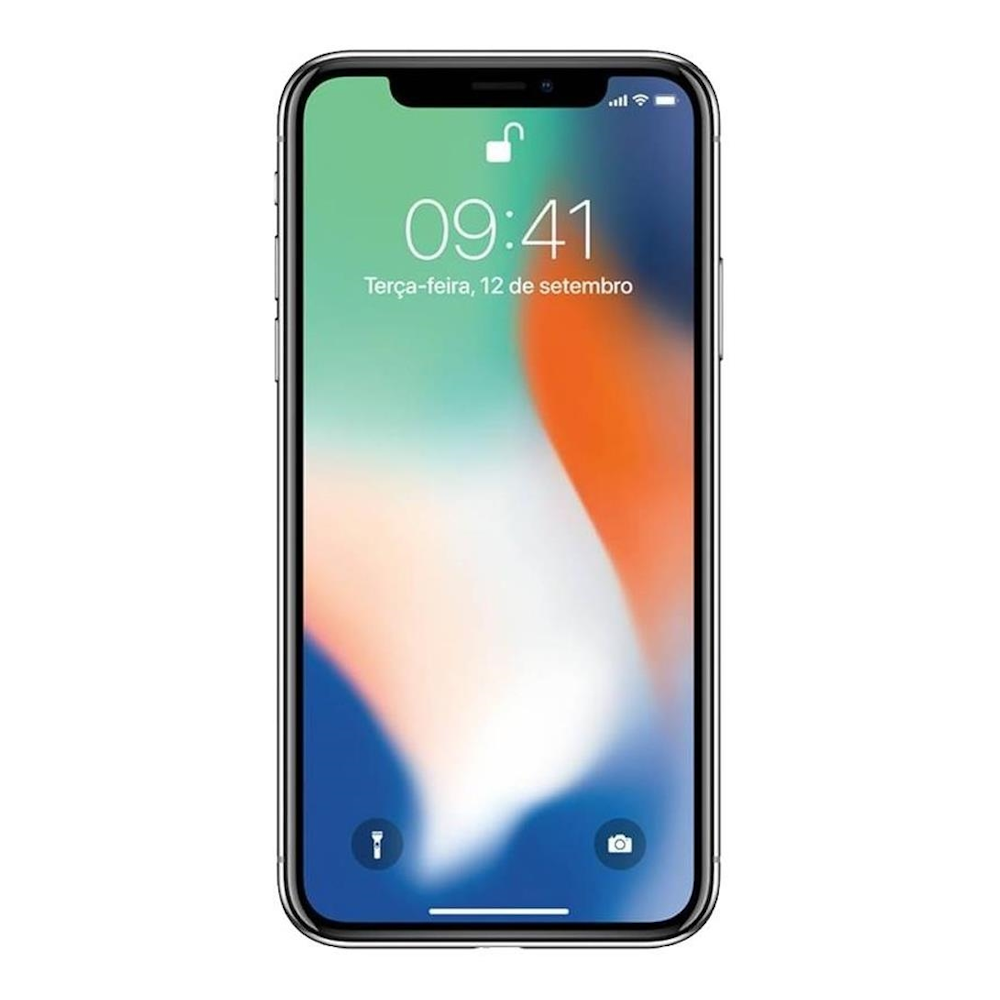 Apple iPhone X 64GB Prateado - Outlet